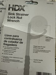 New 3X New HDX Sink Strainer Lock Nut Wrench, Fits Most Sizes
