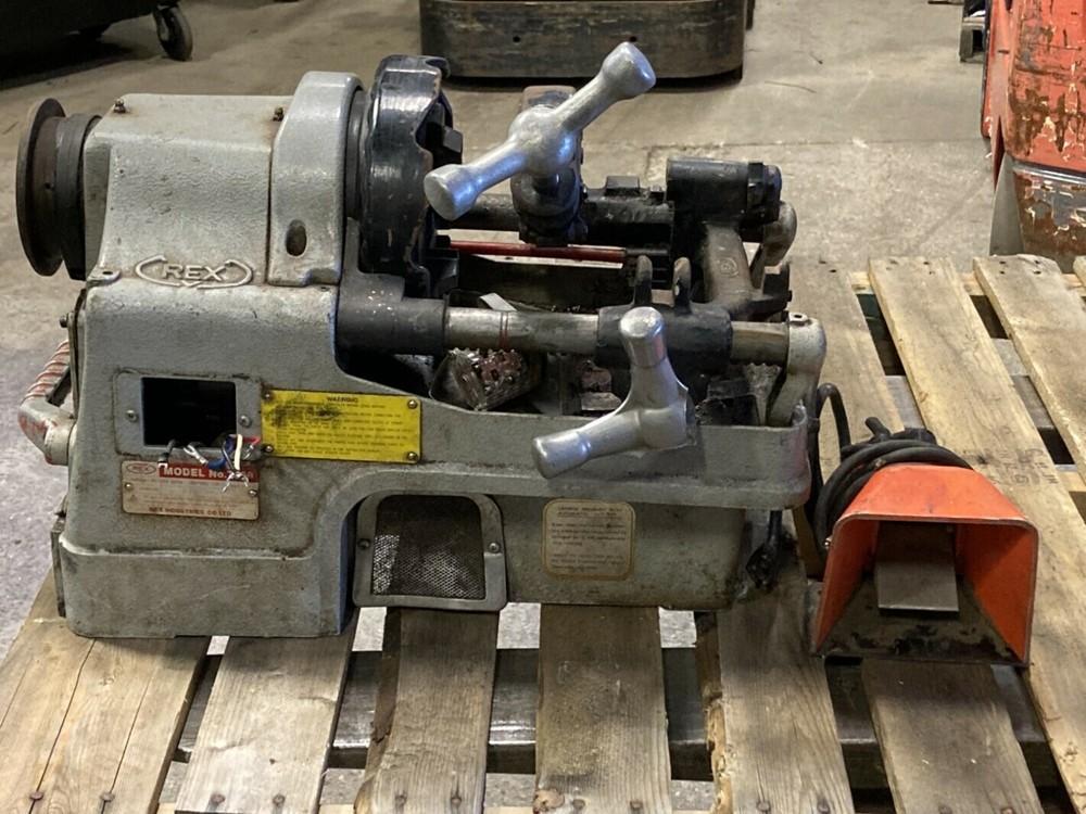 Wheeler Rex 7090 Electric Pipe Threader W/ Interchangeable Die Heads ,