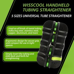 Handheld Tubing Straightener Tool for Brake, Fuel, Copper, Aluminum, Stainless