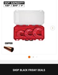 Milwaukee 48-22-4267 Close Quarters Copper Tubing Cutter (3-Piece Set)