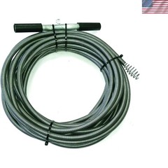 Galvanized 50ft Auger Drain with 3/8in Thickness &ndash; Reliable Drain Cleaning Tool