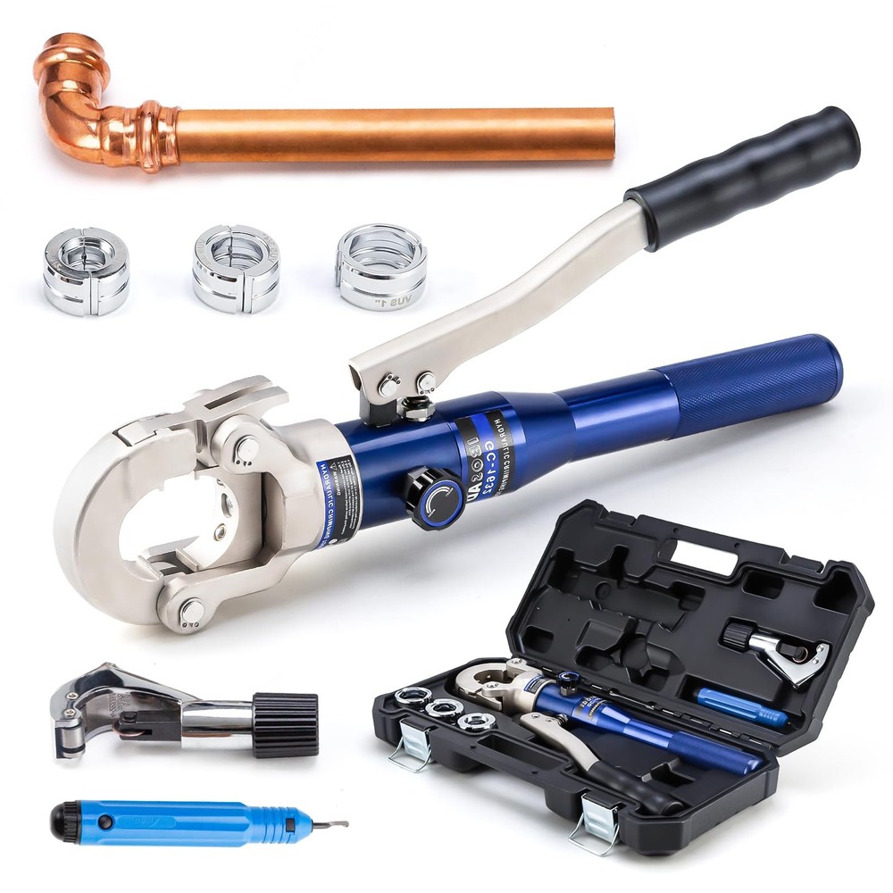 IBOSAD Copper Tube Fittings Hydraulic Pipe Crimping Tool 16.2 inches,