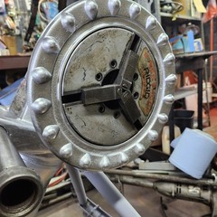 RIDGID Model 270 Moblie Pipe Threading Machine ..with NEW Foot Pedad. Threader