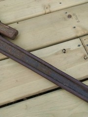 Ridgid 36&Prime; Heavy Duty Pipe Wrench Ridge Tool Co. Elyria Ohio USA Vintage