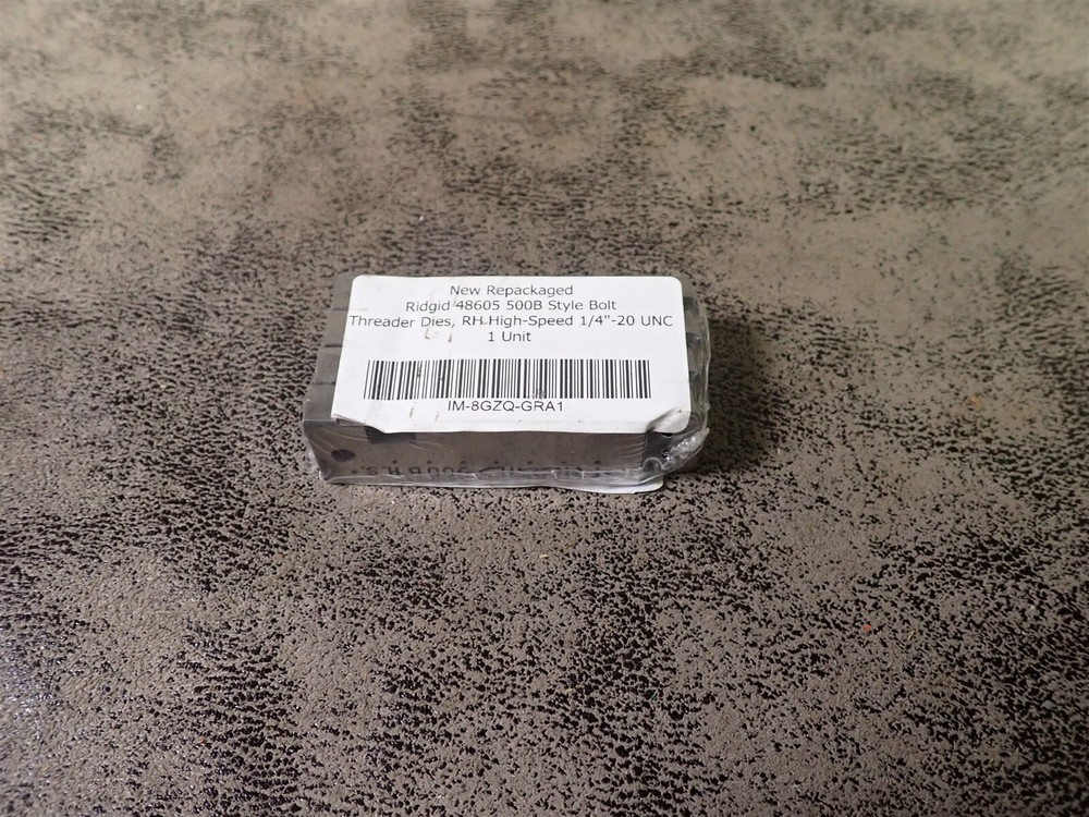 Ridgid 48605 1/4&Prime; UNC HS RH 20 TPI 500B Style Bolt Threader Dies (BN385)
