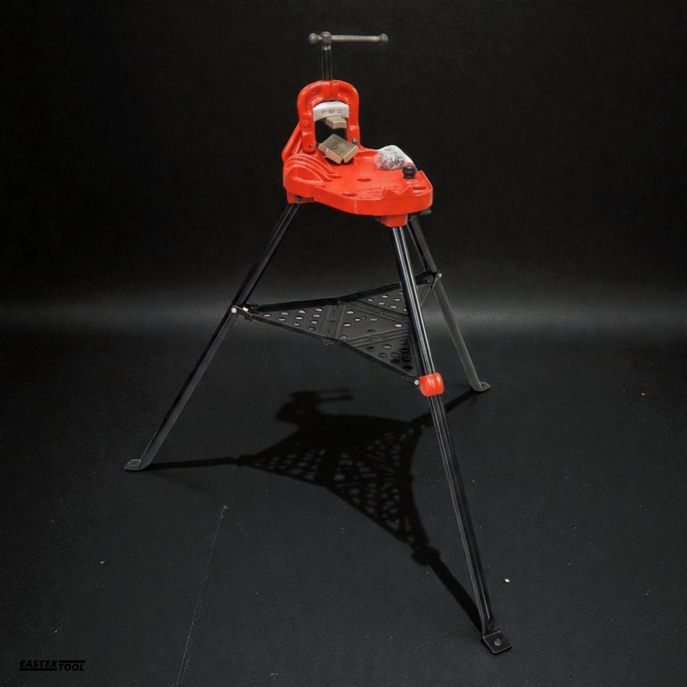 RIDGID 40130 40A PORTABLE YOKE VISE 1/8&rdquo; WITH NEW SET JACKSON JP JAWS PVC.