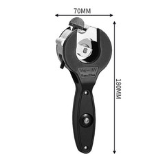 Ratcheting Tubing Cutter, Adjustable Ratchet Type Pipe Cutter (5/16&Prime; to 1-1/8&Prime;)