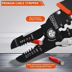 3rd Generation 5-In-1 Wire Stripper Tool for 10-20 AWG Electric Wire, XUDYVCO