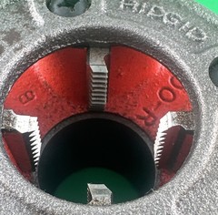 RIDGID 1 in. 00-R Manual Ratchet 1 NPT Pipe Threading Die Head(U4)