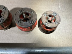 Ridgid OO-R 3/8&rdquo; Thru 1&Prime; NPT Exposed Ratchet Threader Set No Chipped Teeth
