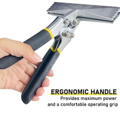 Sheet Metal Hand Seamer 6 Inch Straight Jaw Bender Tool Non-Slip Handle