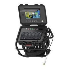 9 Inch Sewer Camera 50m/164ft Pipe Inspection Camera w/ 512hz Locator Keyboard