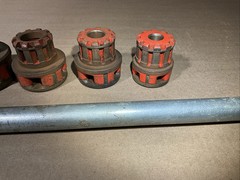 Ridgid OO-R 3/8&rdquo; Thru 1&Prime; NPT Exposed Ratchet Threader Set No Chipped Teeth