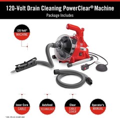 120V Drain Cleaning Machine for Tubs & Sinks