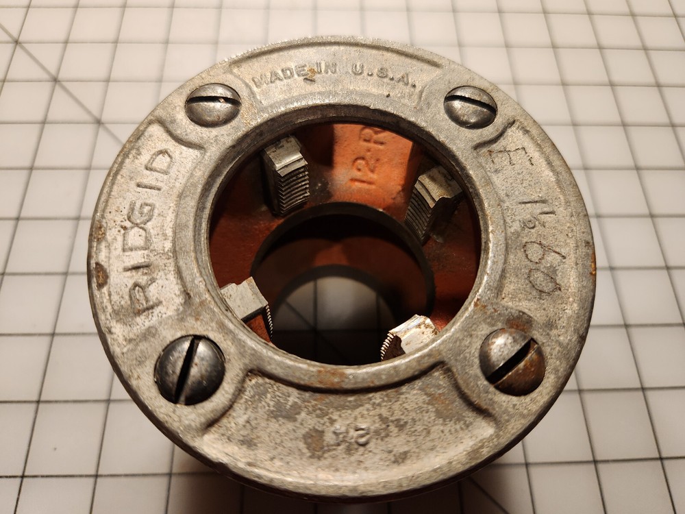 Ridgid Pipe Threader Die Head &ndash; 12-R &ndash; 1 1/2&Prime; NPT &ndash; 37410