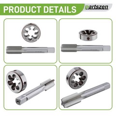 1 Set 3/416 Right Hand Thread Tap Die UNF HSS TPI RH Machining Tool Hardware