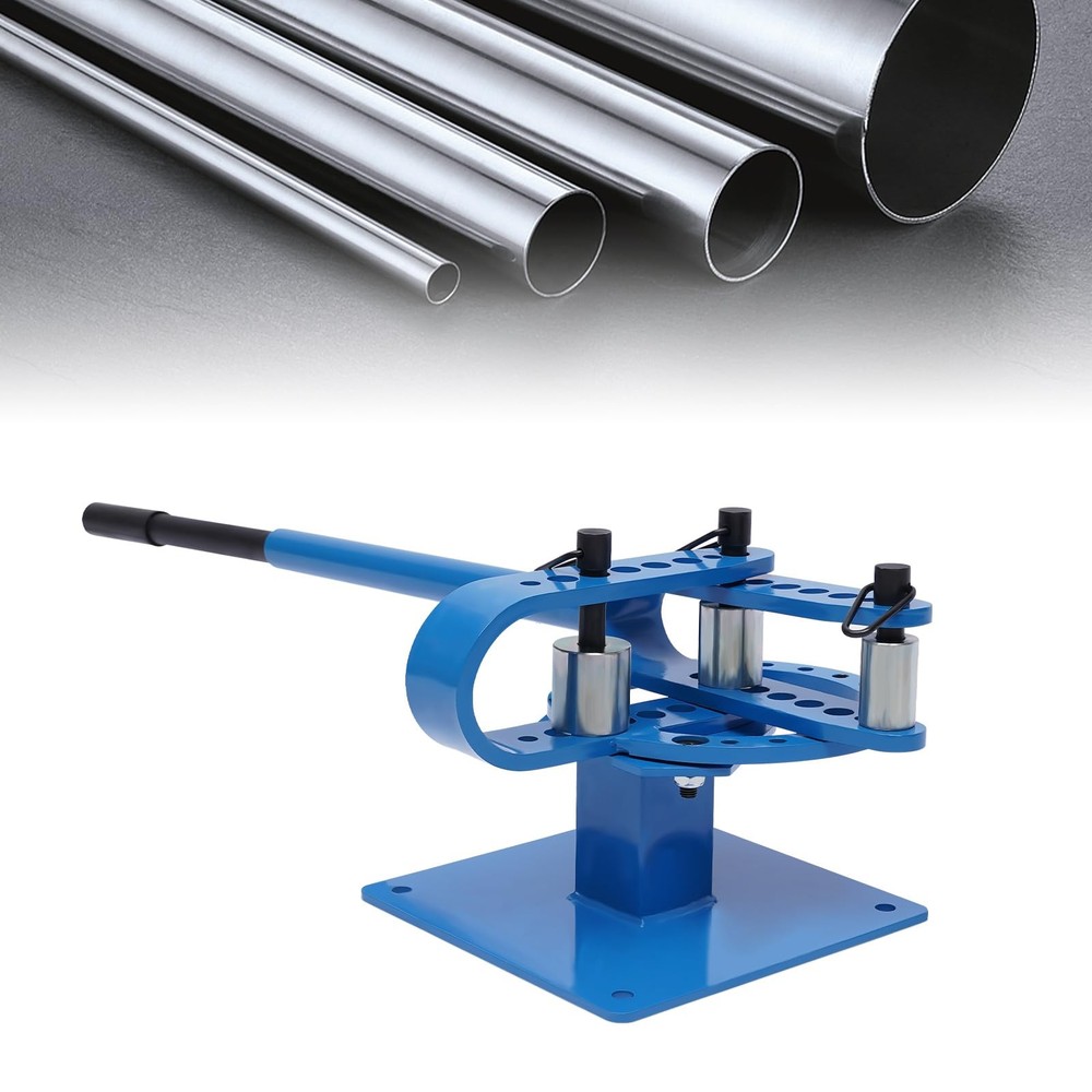 Premium Pipe Tube Bender 1&rdquo;-3&rdquo; Inch Manual Tube Bender & 7 Dies Tubing Metal