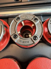 RIGID 12R Exposed Ratchet Pipe Threader Set W/9 Dies & Case / FREE SHIPPING