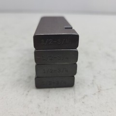 Rothenberger 00125 Pipe Threading Dies 1/2&Prime; to 3/4&Prime; Npt Right Hand 60PY98