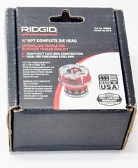 NEW Sealed RIDGID 36890R Hand Threader 1/2&Prime; NPT COMPLETE Die Head OO-R