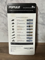 POPULO 8-Piece Drain Snake Drill Attachments for Populo Drain Cleaners &ndash; READ
