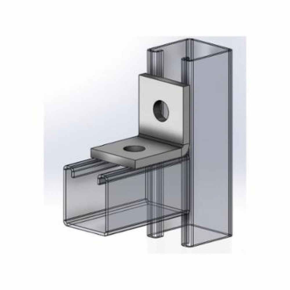 EMPIRE INDUSTRIES 9022CAZ 2-Hole Corner Angle Zinc 1-7/8 x 2