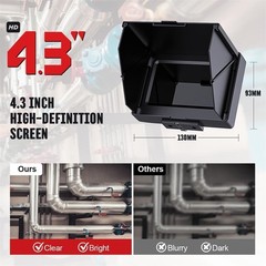 Sewer Camera 100ft 30m 4.3 Pipe Inspection DVR IP68