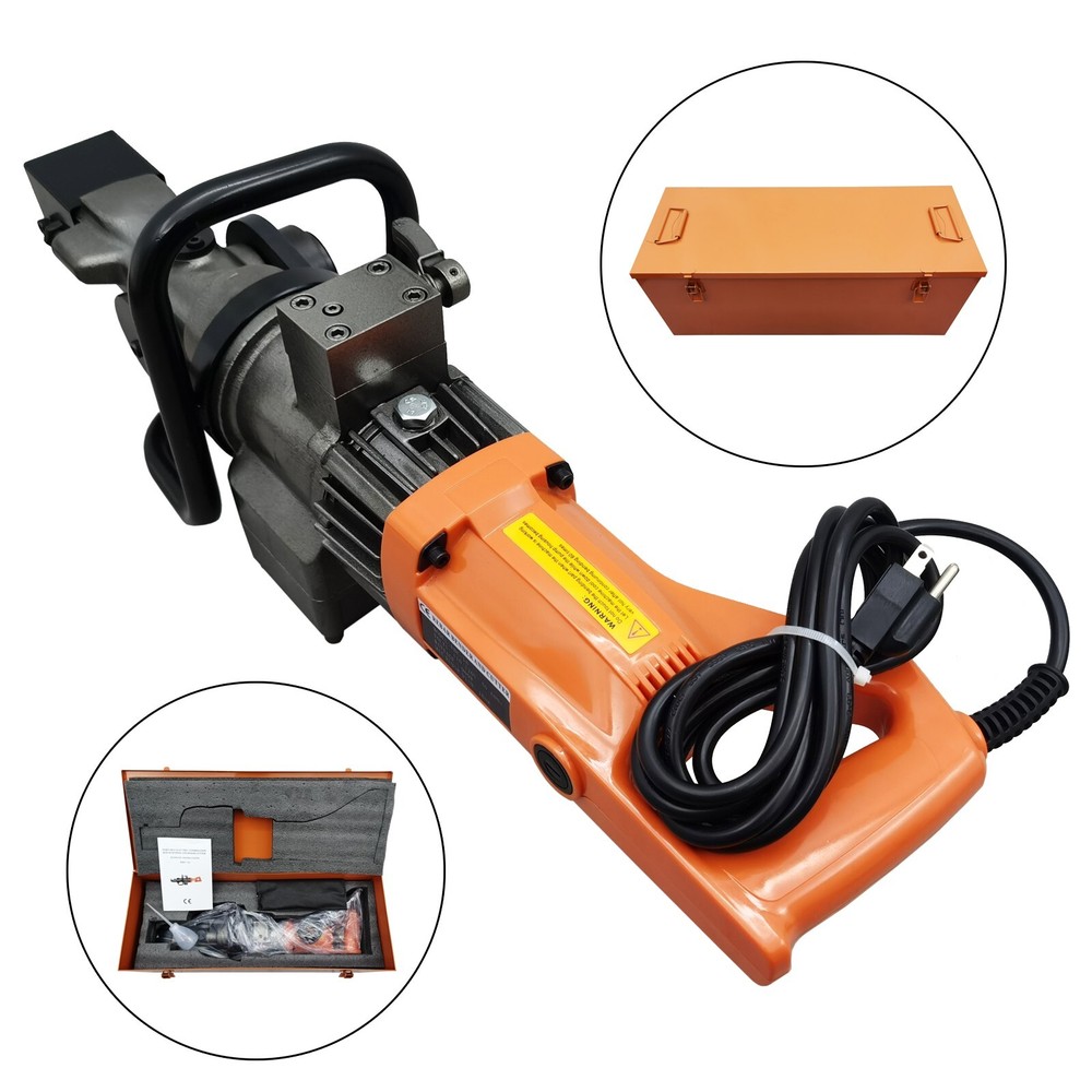 RBC-16 110V 900W Electric Hydraulic 0.16&Prime;-0.6&Prime; Rebar Bender/Cutter 0-180&deg;