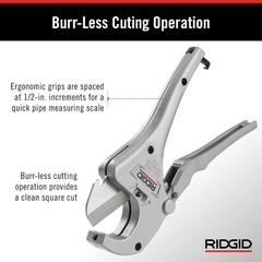 Professional Grade RC-1625 Aluminum Ratcheting Tubing Cutter &ndash; Precision Cutting