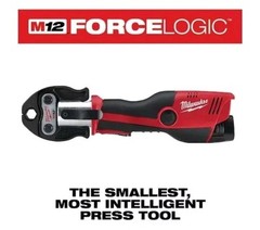 Milwaukee Tool 2473-22 M12 Force Logic Press Tool Kit W/Jaws. New
