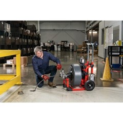 Ridgid 73048 K-4310 FXP 3/4&Prime; Drum Machine w/ FXP Batteries 8.0 Ah & Charger