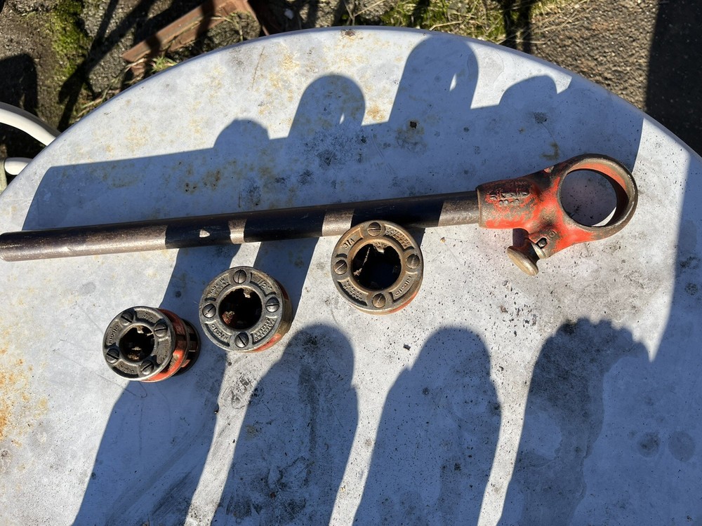 Ridgid OO-R 3/8&rdquo; , 1/2&rdquo; and 3/4&rdquo; Pipe Threader Set