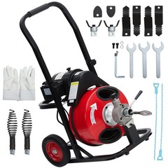Electric Drain Machine 100FT x 1/2 Inch Plumbing Snake Sewer Auger Cleaner