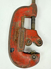 Rigid Tool Co. No. 2 1-2 Pipe Cutter 1/8 to 2 Inch USA Ohio