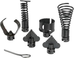 7PCS Drain Auger Attachment Set for 1-1/4&rdquo;, 6/5&rdquo; and 1-1/2&rdquo;Cable, Fits for K-100
