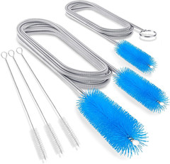 Drain Cleaning Brush, 66 Inch Double Ended Flexible Pipe Tube Cleaner