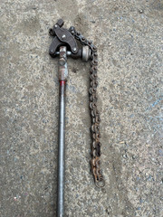 RIDGID Model 206 Cast Iron Chain Soil Pipe Cutter