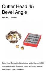Rigid 45 Degree Cutter Head With Beveling Dies