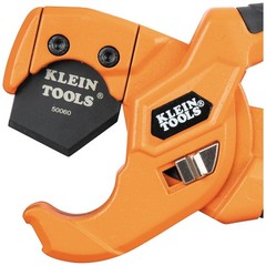 Klein Tools 50043 PEX Pipe and Tubing Cutter, 1-Inch I.D. Cutting Orange