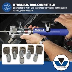(71098 Silver 37 Degree Hydraulic Flaring Tool Adapter Set