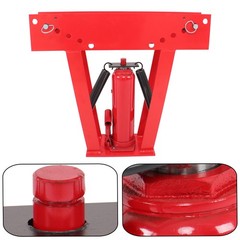 LABLT 12 Ton Pipe Bender Manual Hydraulic Piping Bending Exhaust Tube w/6 Dies