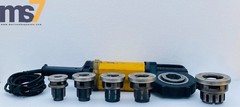 REMS AMIGO 2 PORTABLE ELECTRIC PIPE THREADER MACHINE POWER DRIVE 230V W/ 5 DIES