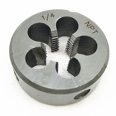 New 1pc HSS 1/2&Prime; &ndash; 14 NPT Taper Pipe Die 1/2 &ndash; 14 TPI