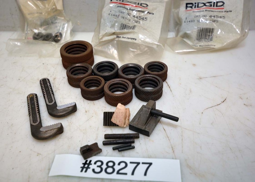 Lot of Misc. Ridgid Parts and Pipe Wrench Spare Parts (Inv.38277)