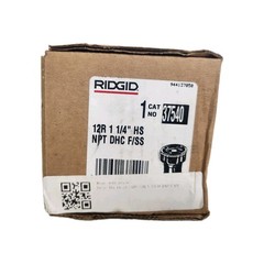 RIDGID 37540 TOOL 12R 1 1/4&rdquo; HS NPT DHC F/SS NEW In BOX RB