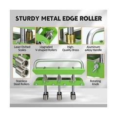 Three-Station Edge Roller Bender 0-90&deg;Bending Angle Adjustable for 29 to 22