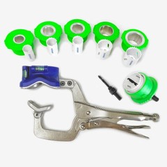HoleMaster Pipe Hole Cutter Clamp Jig cut up to 2&Prime; Hole in 4&Prime; Pipe