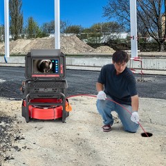 VEVOR Sewer Camera 165 ft/50m Self-Leveling Drain Camera with 10.1&Prime; Touchscreen
