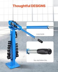 Manual Pipe Bender Max 2&Prime; O.D. Pipe Tube Bending Tool with 14 Bending Dies