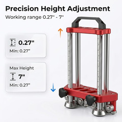 Sheet Metal Roller 2 Station Metal Bender, Metal Roofing Tools with 0-100&deg; Range